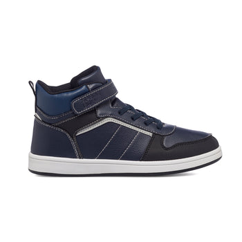 Sneakers alte blu navy da bambino Space Boy, Scarpe Bambini, SKU k262000236, Immagine 0